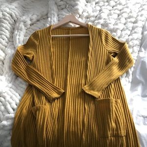 LuLaRoe Sarah Mustard Yellow Size S